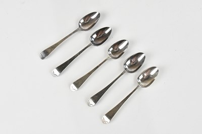 Lot 203 - SOLOMON HOUGHAM; a set of five George III...