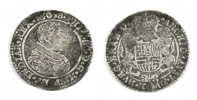 Lot 1922 - A Spanish Philip IV 1658 silver coin.