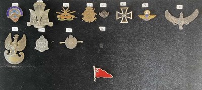 Lot 312 - SWEETHEART BADGES; a group of twelve badges...