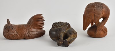 Lot 1070 - Three late 19th/early 20th century Japanese...