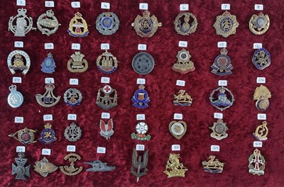 Lot 244 - SWEETHEART BADGES; a group of forty badges...