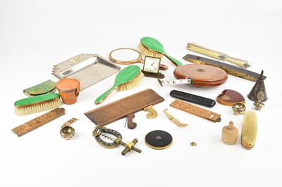 Lot 1072 - Collector’s items comprising an enamel part...