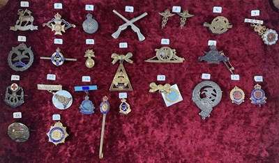 Lot 274 - SWEETHEART BADGES; a group of twenty-three...