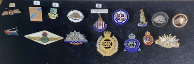 Lot 273 - SWEETHEART BADGES, AUSTRALIA RELATED; a group...