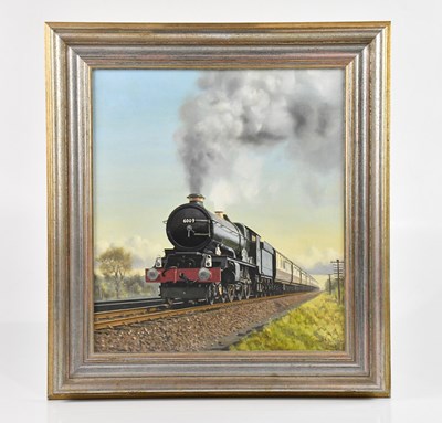 Lot 455 - GERALD BROOM GRA (born 1944); oil on board,...