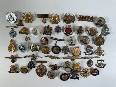 Lot 242 - SWEETHEART BADGES; a group of forty-nine...