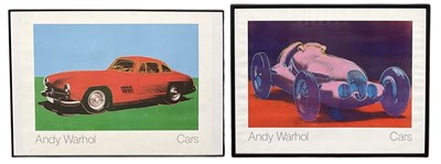 Lot 165 - ANDY WARHOL (American, 1928-1987); two 'Cars'...