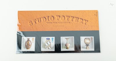 Lot 762 - 'Studio Pottery', a presentation pack of four...