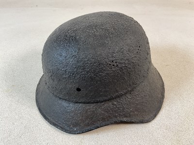 Lot 277 - A WWII German M38 Luftshuthz helmet, with no...