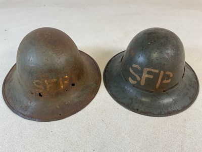 Lot 344 - A British WWII Zuckerman helmet, issued to...