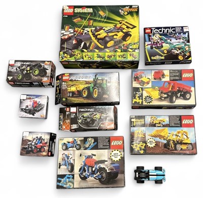 Lot 496 - LEGO; eleven Lego Technics sets and one Lego...