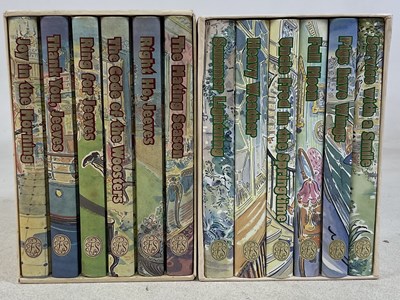 Lot 476 - PG WODEHOUSE; two folio society box sets each...