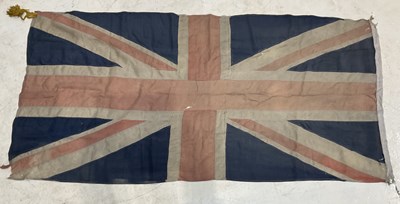 Lot 1070 - A large vintage Union Jack flag, 120 x 260cm.