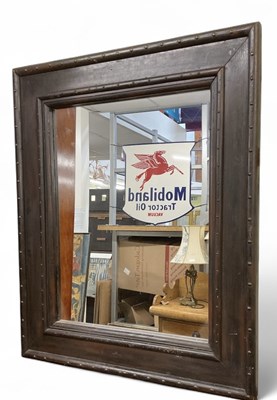 Lot 46 - An 18th century oak framed rectangular wall...