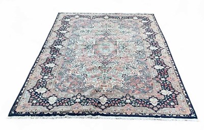 Lot 99 - A good quality Persian style machine made silk...