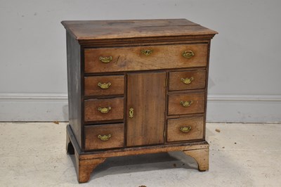 Lot 277 - A 19th century mahogany desk with an...
