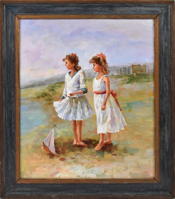 Lot 154 - UNATTRIBUTED; oil on board, impressionist...