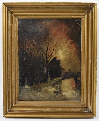 Lot 144 - UNATTRIBUTED; a 19th century oil on canvas,...