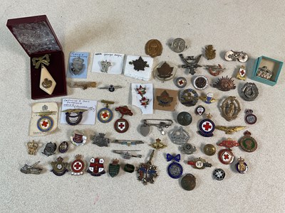Lot 249 - SWEETHEART & OTHER BADGES; a group of...