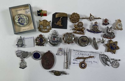 Lot 297 - SWEETHEART BADGES & SIMILAR; an interesting...
