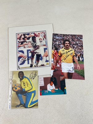 Lot 227 - BRAZIL LEGENDS; two signed colour photographs...