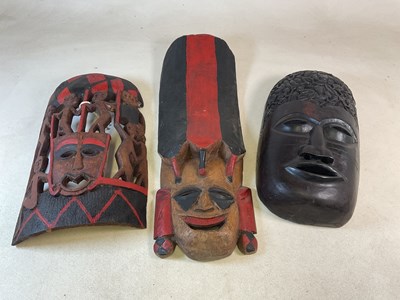 Lot 289 - A large and very heavy carved African tribal...