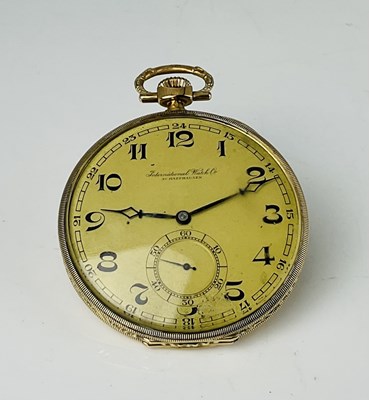 Lot 685 - IWC (INTERNATIONAL WATCH COMPANY); a 14ct...