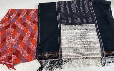 Lot 408 - A Batak North Sumatran ulos and a Yakan weave...