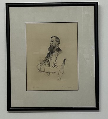 Lot 520 - AFTER FREDERICK SARGENT (1837-1899); a black...