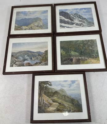 Lot 490 - LATE 19TH CENTURY INDIAN SCHOOL; a set of five...