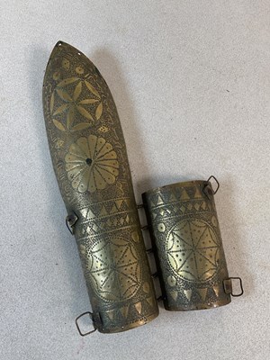 Lot 320 - A 19th century section of Persian engraved...