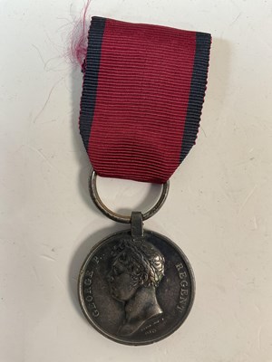 Lot 341 - A reproduction Waterloo medal.