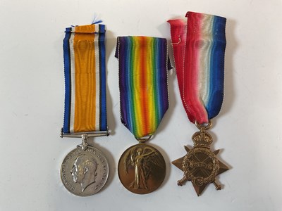 Lot 331 - A WWI medal trio, awarded to T-962C.O.M. Sjt....