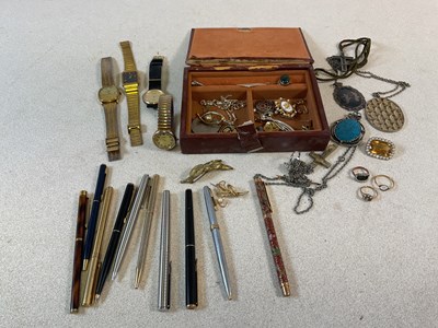 Lot 176 - Pens, jewellery and watches