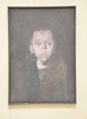 Lot 564 - JEAN RUSTIN; oil on canvas, ‘Black Wall’,...