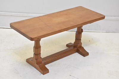 Lot 3 - WORKSHOP OF ROBERT MOUSEMAN THOMPSON; an oak...