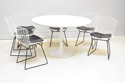 Lot 5 - ARKANA; a 'Tulip' dining table with white...
