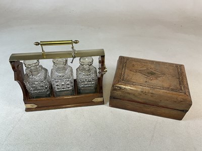 Lot 190 - A Betjemann's patent tantalus, numbered 51229...