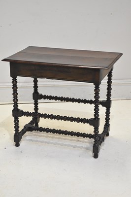 Lot 57 - A late 17th/ early 18th century oak...