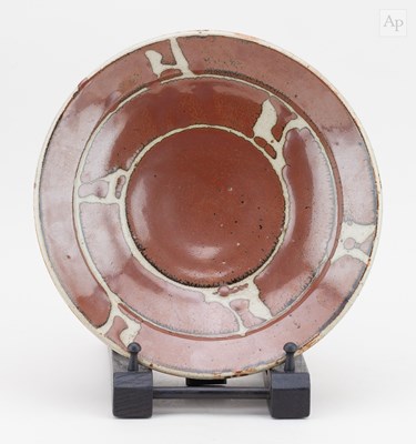 Lot 650 - SHINSAKU HAMADA (1929-2023) a stoneware dish...