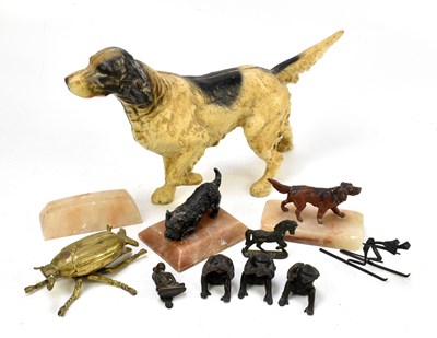 Lot 168 - A cast iron figure of a dog