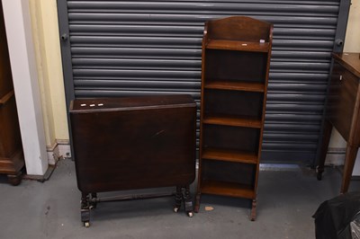 Lot 55 - A mahogany and satinwood crossbanded bookcase...