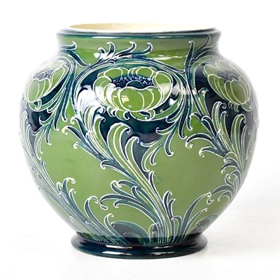 Lot 175 - MOORCROFT; a McIntyre 'Florian' ware ginger...