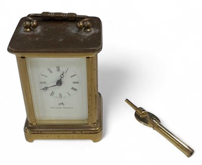 Lot 122 - MATTHEW NORMAN; a small/miniature brass and...