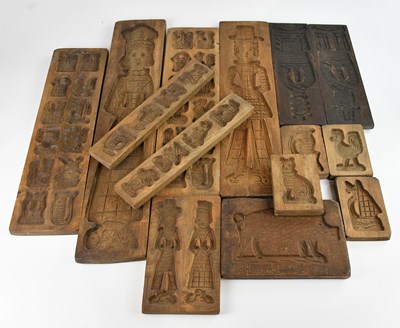 Lot 1061 - A collection of vintage carved wood...