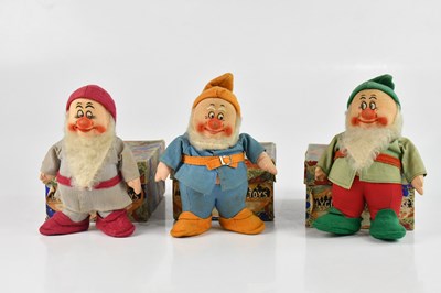 Lot 412 - CHAD VALLEY; three models of the Seven Dwarfs,...