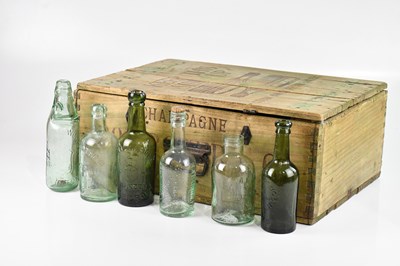 Lot 1080 - A vintage effect Champagne box containing...