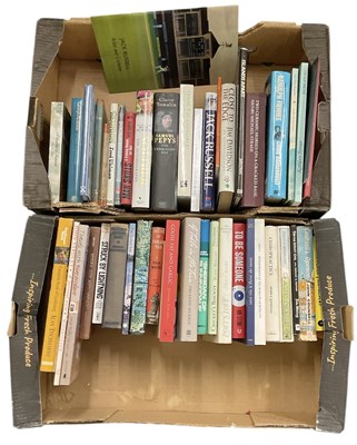 Lot 421 - A large quantity of signed books, including...