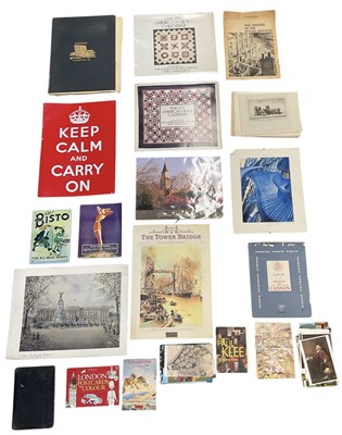 Lot 426 - A quantity of assorted ephemera, including an...