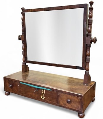 Lot 78 - A late 19th century mahogany three drawer...